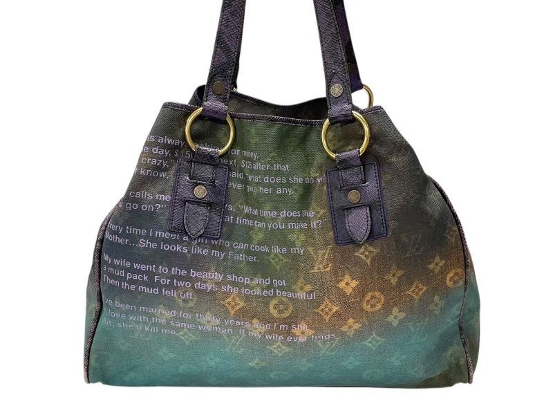 LOUIS VUITTON ルイヴィトン モノグラムジョークス リチャードプリンス ハートブレイク M95740 トートバッグ ヴィオレ パープル 4b007349