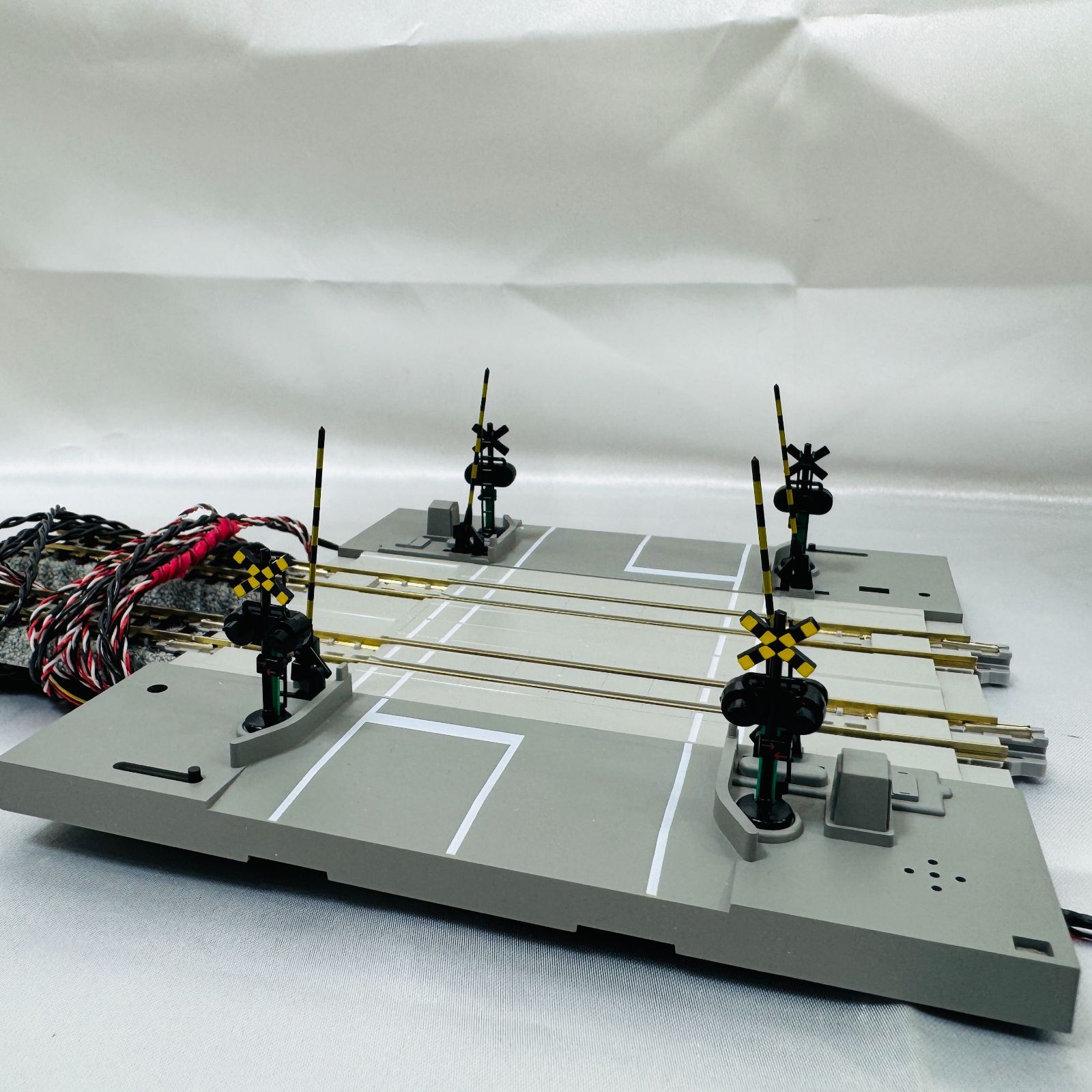 A【稼働品】KATO カトー 自動踏切S基本セット 20-652 鉄道模型 Nゲージ