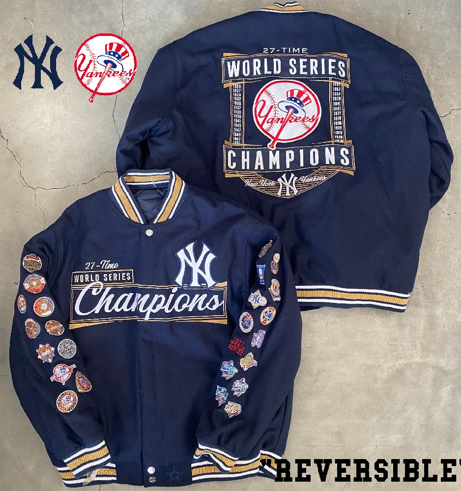 JH DESIGN NEW YORK YANKEES レザースタジャン 新品/US輸入] JH Design/ジェイエイチデザインNEW YORK YANKEES