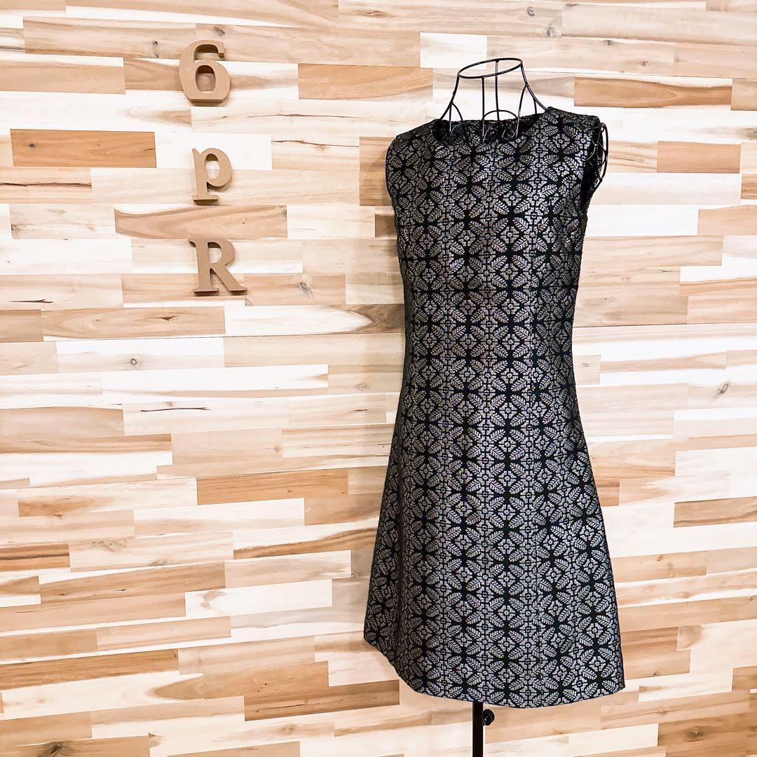 ジャガード ノースリーブ