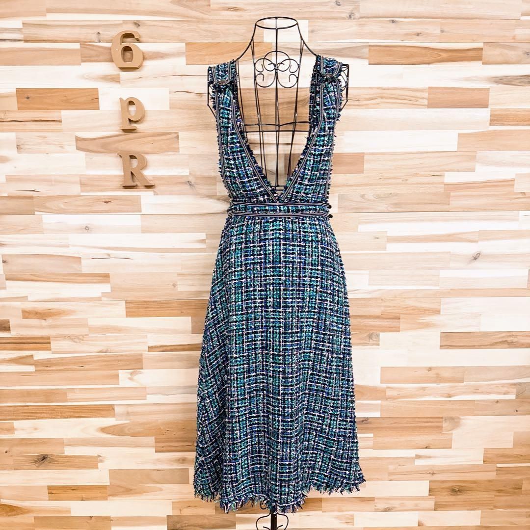 ツイード ジャンパースカート