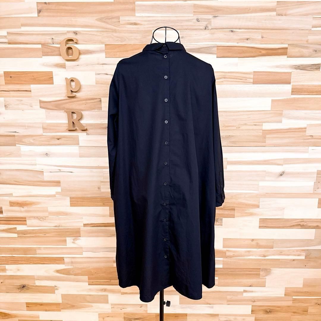  品 グラニフ×クリムト コラボ 接吻キス ワンピース 絵画 黄×黒 長袖 七分袖 ひざ丈ワンピース