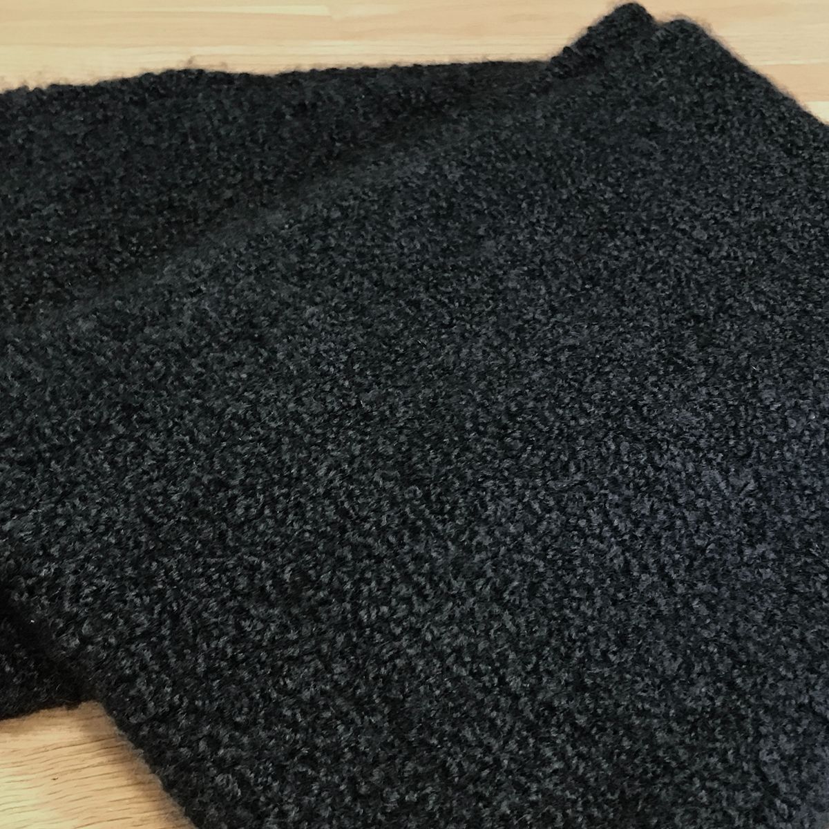 使った感じのする 超 エルメス ドゥブルブックレット マフラー アントラシット コニフェール カシミヤ シルク 14636