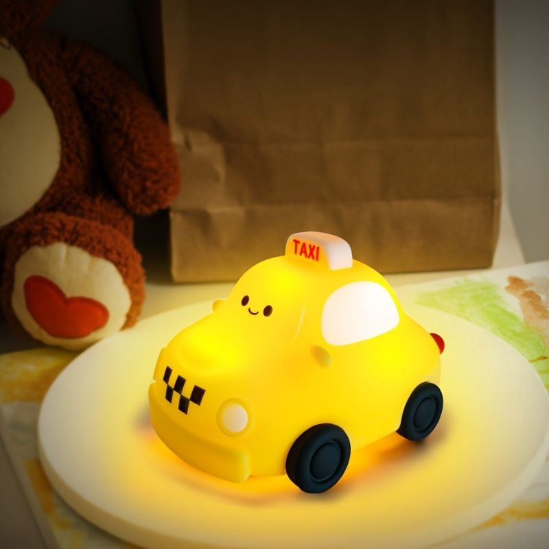 ナイトライト ベッドサイドランプ 卓上ライト オブジェ タクシー型 間接照明 インテリア 寝室 授乳ライト テーブルライト テーブルランプ オシャレ ギフト プレゼント 贈り物 プラスチック