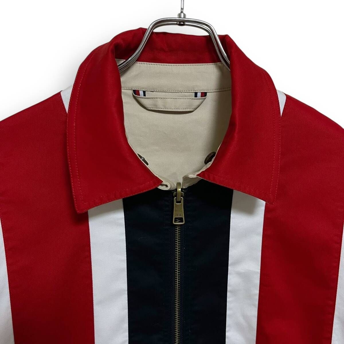 M2559 TOMMY HILFIGER トミーヒルフィガー スウィングトップ リバーシブル コットン ジャケット M