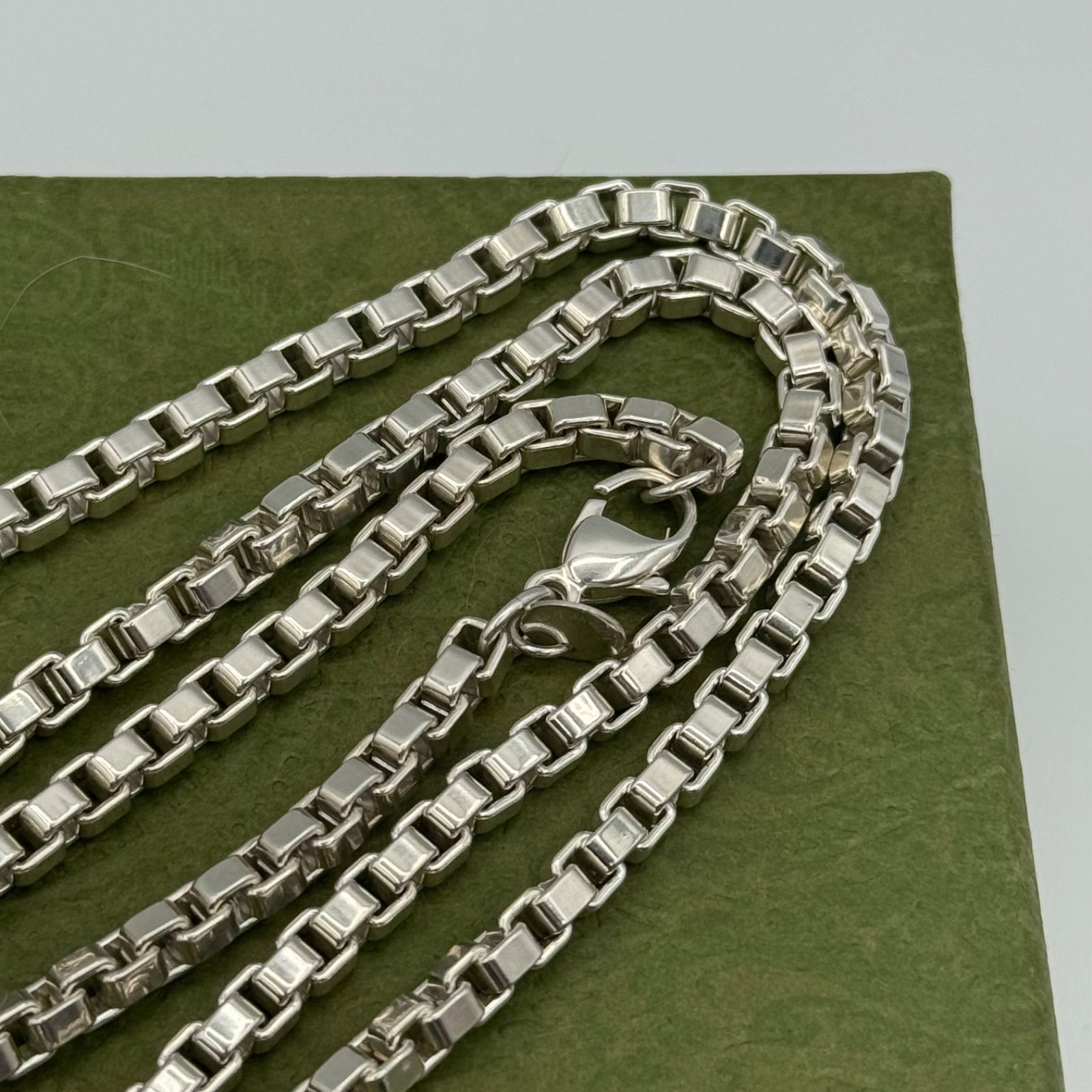 ティファニー ベネチアンチェーン 二重 ダブル 92cm ネックレス 115043