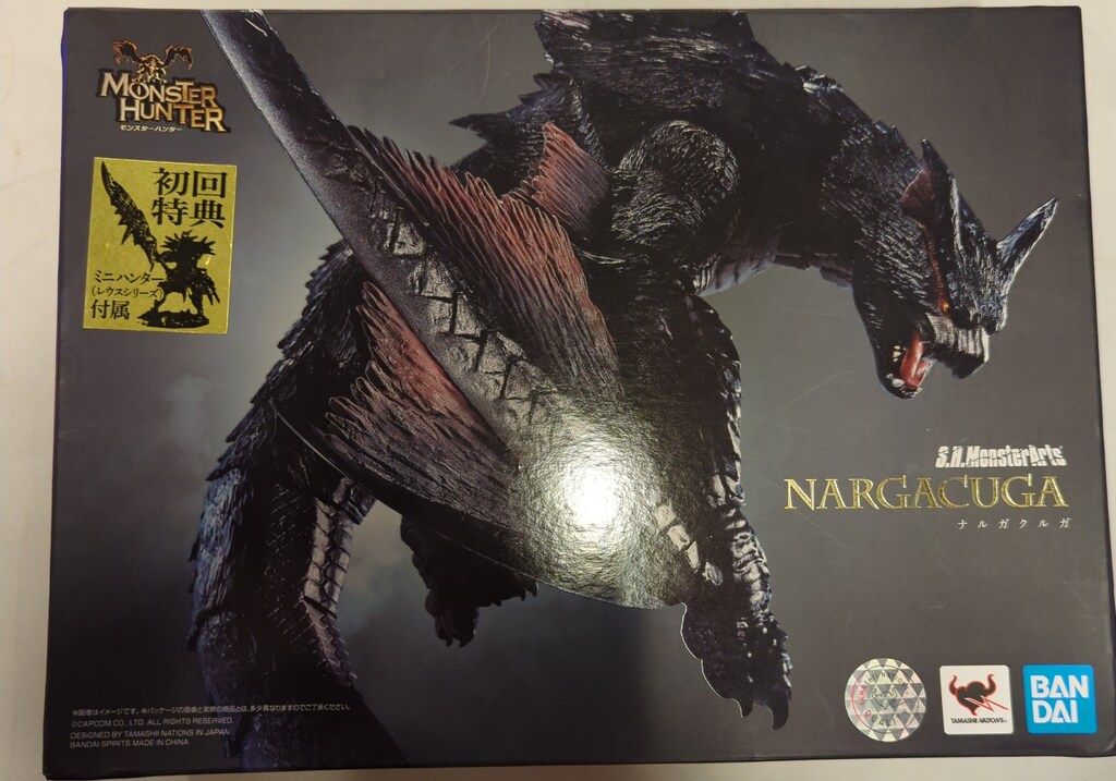 BANDAI SPIRITS S.H.MonsterArts ナルガクルガ 初回特典付