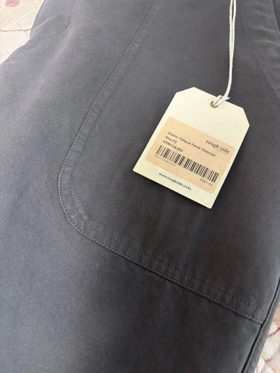 ROUGH SIDE L ファティーグパンツ チャコール