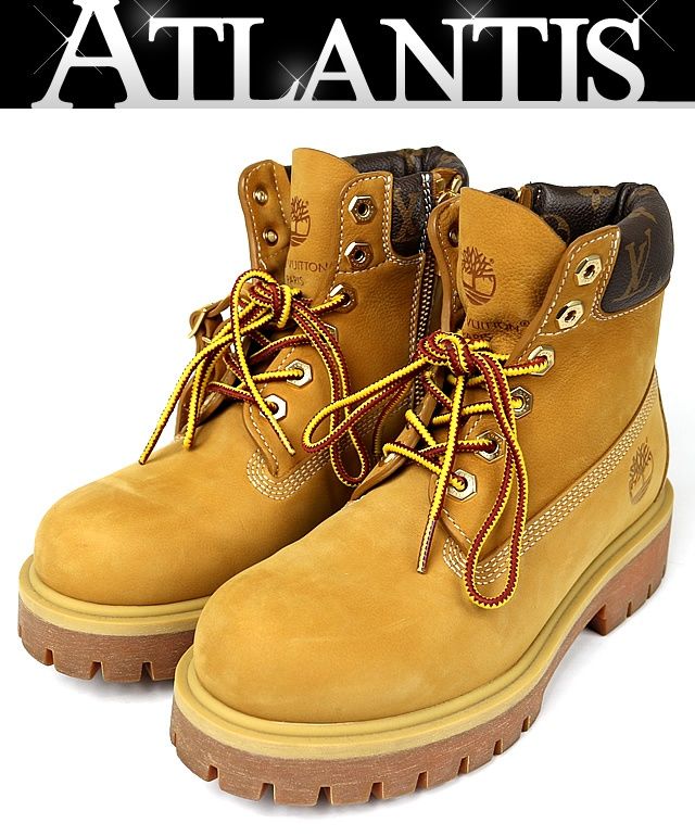 LOUIS VUITTON ルイ ヴィトン ティンバーランド アンクルブーツ レディース size 6 茶系 101053