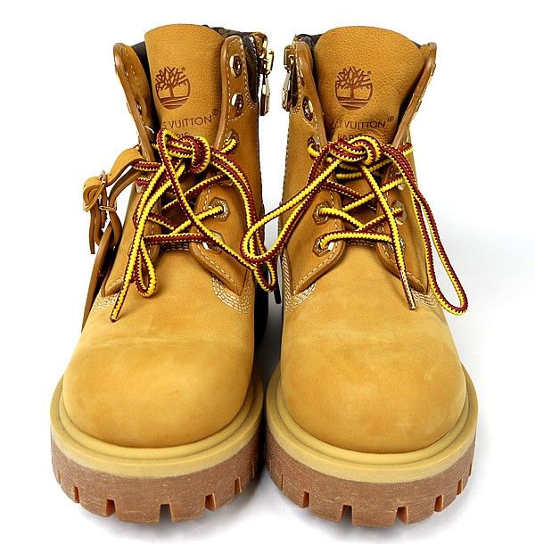 LOUIS VUITTON ルイ ヴィトン ティンバーランド アンクルブーツ レディース size 6 茶系 101053