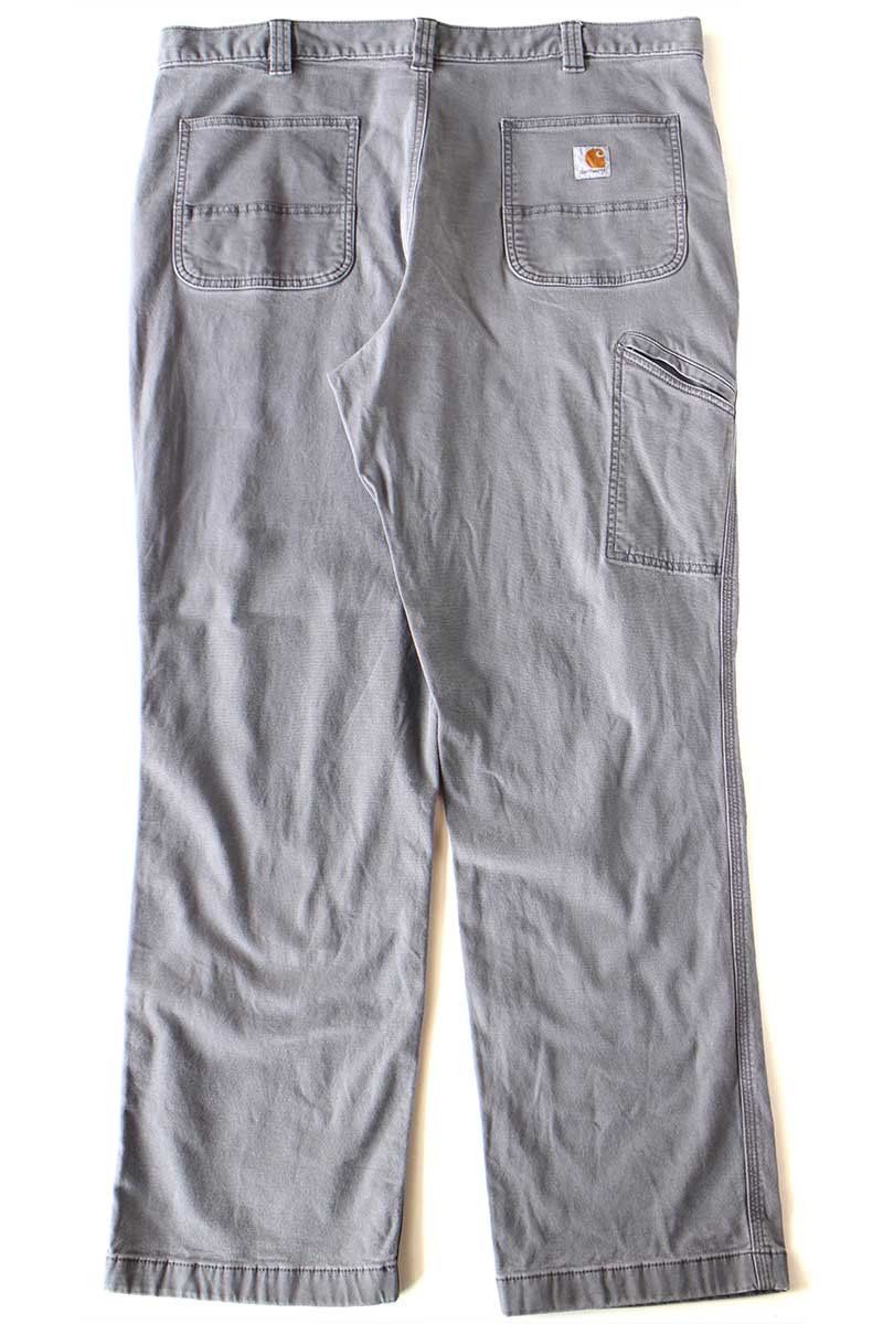 美品 カーハート W34 L32 ライトダックペインターパンツ チャコールグレー 美品 カーハート W34 L32 ライトダックペインターパンツ