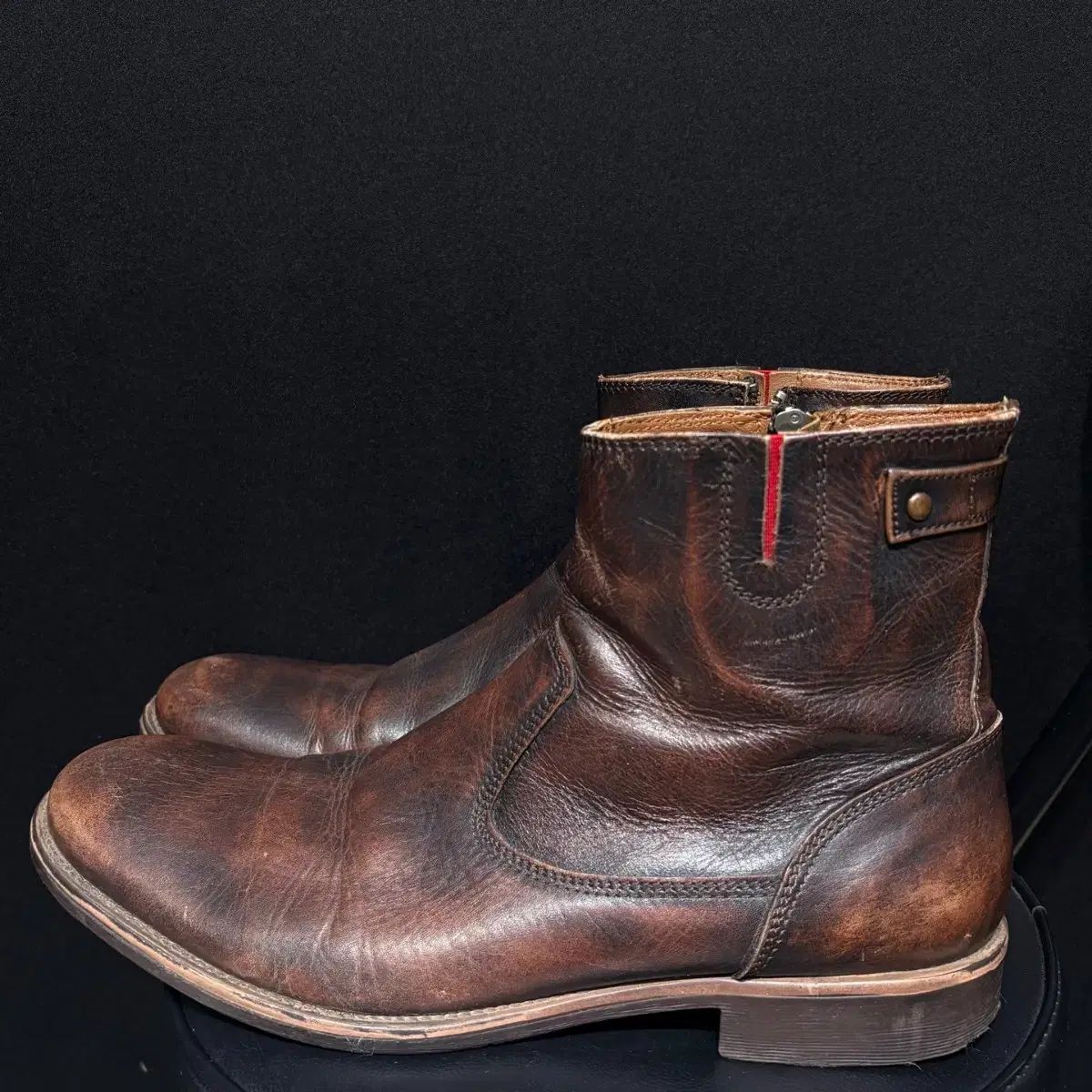 アルフレド バニー ジップアップ ブーツ