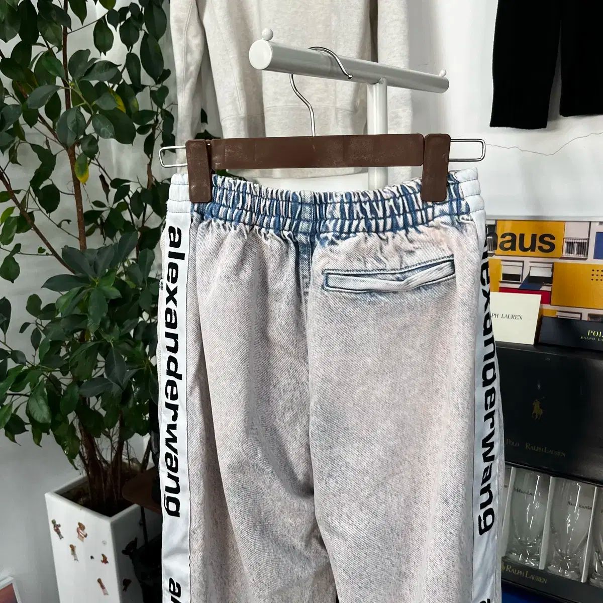 アレキサンダーワング サイドロゴ デニムパンツ XS