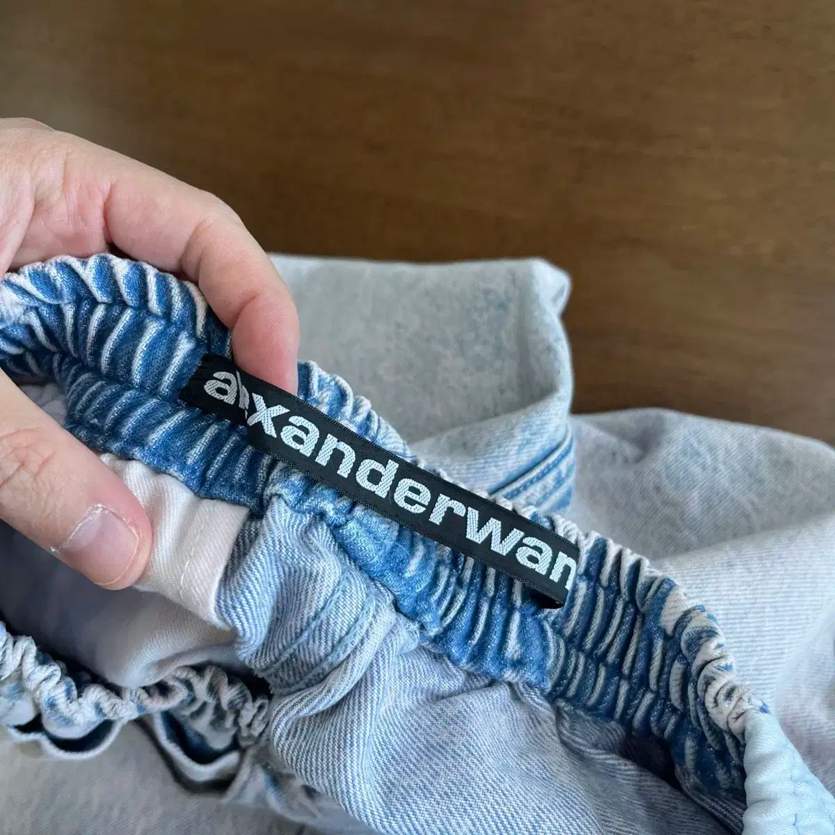 サイドロゴ デニムパンツ