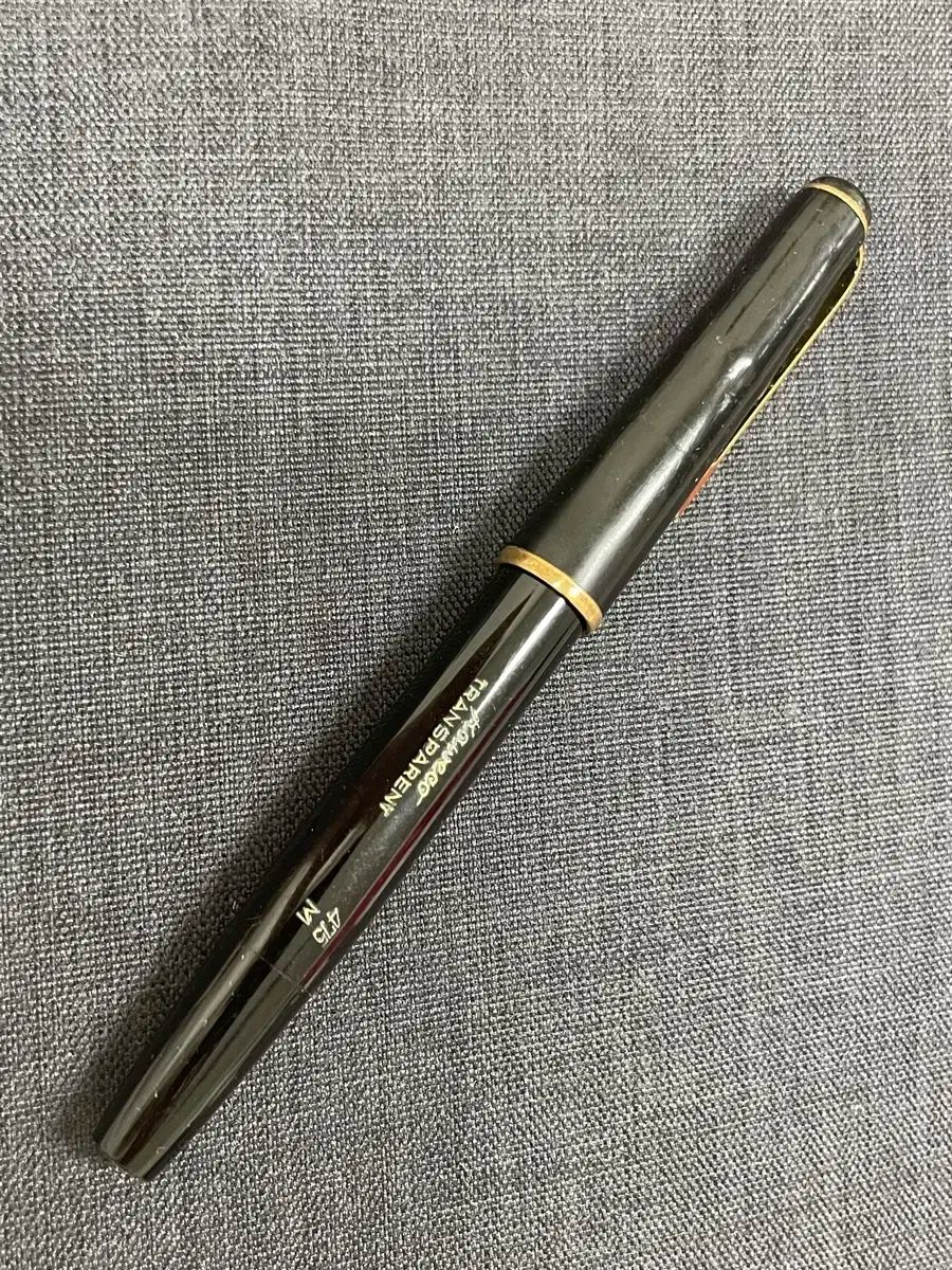 カヴェコ万年筆トランスパレント 475 M スチール Mニブ RUN