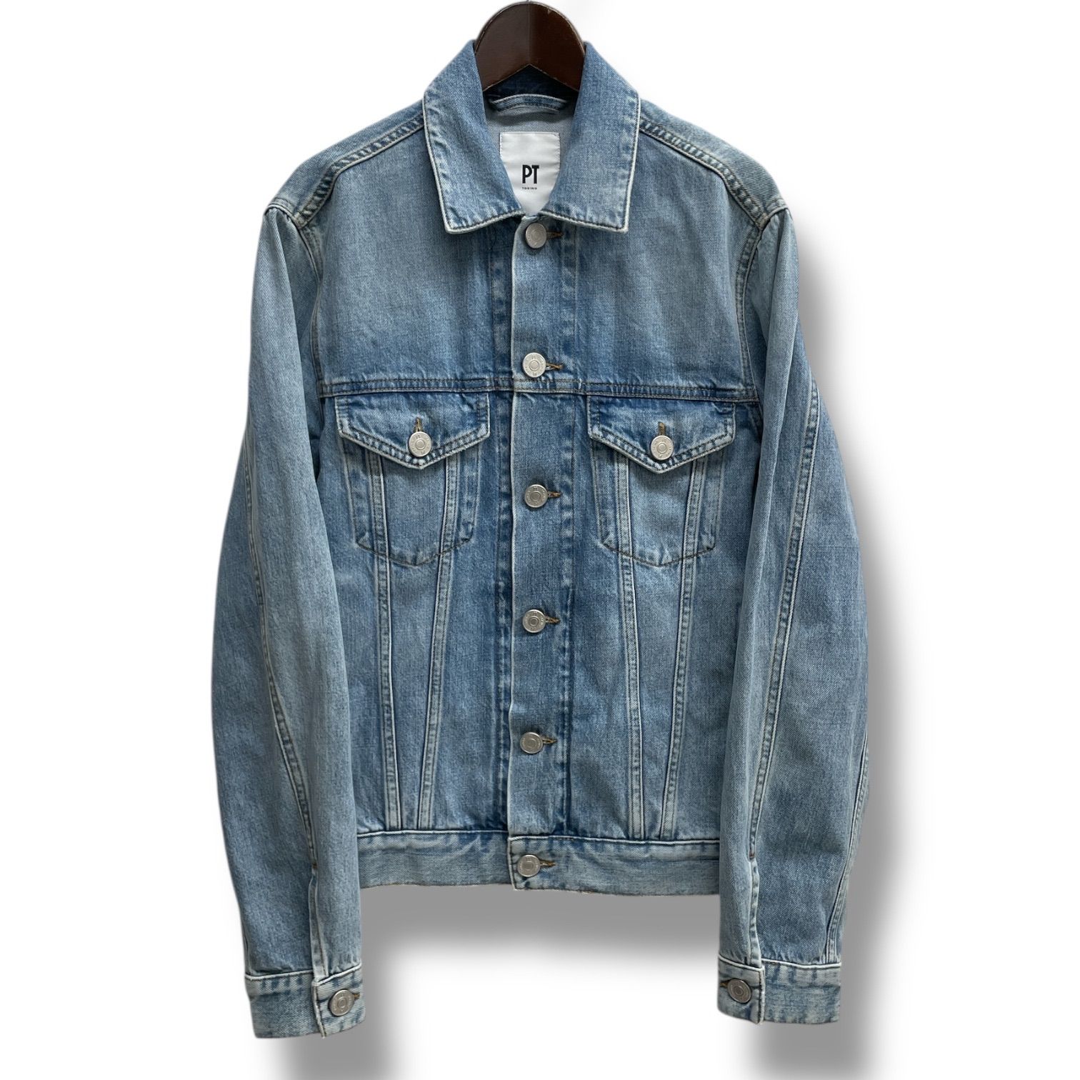 PT TORINO ピーティートリノ ヴィンテージ加工 デニムジャケット