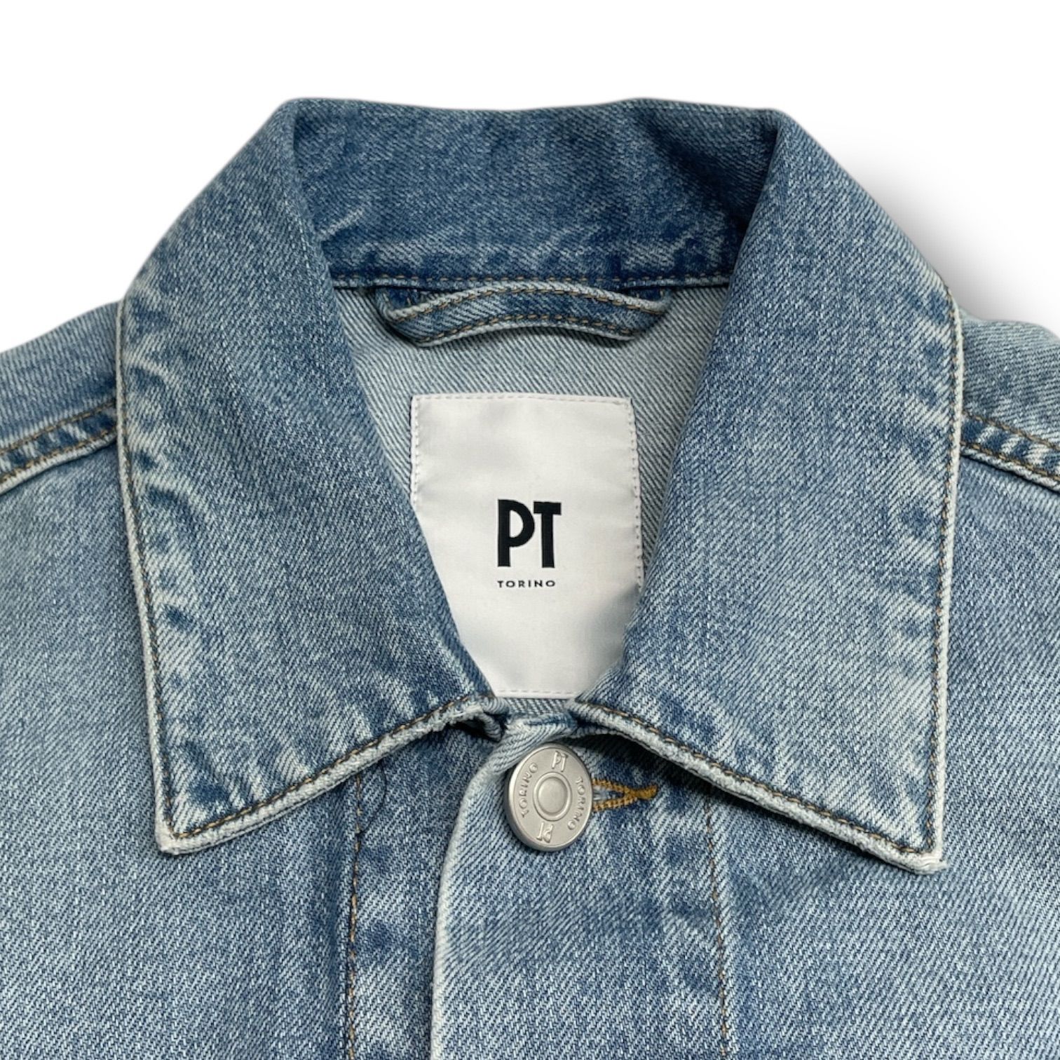 PT TORINO ピーティートリノ ヴィンテージ加工 デニムジャケット