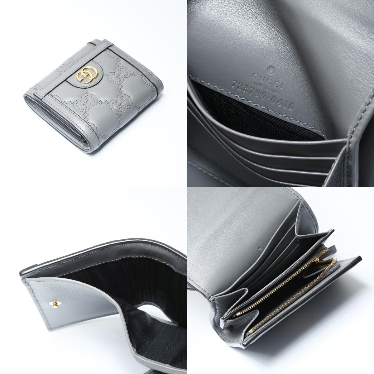  GUCCI グッチ 三つ折り財布 カードケース ウォレット GGマトラッセ その他 小物