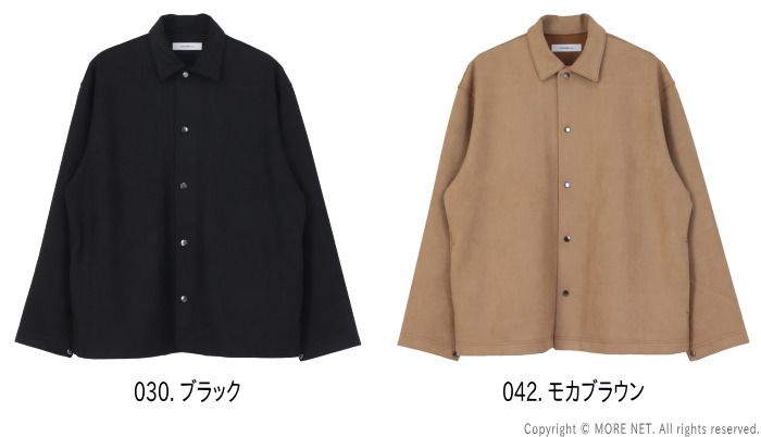ジョンブル Johnbull エコスウェードシャツ JM254S01 メンズ レディース ジャケット スエード コーチ