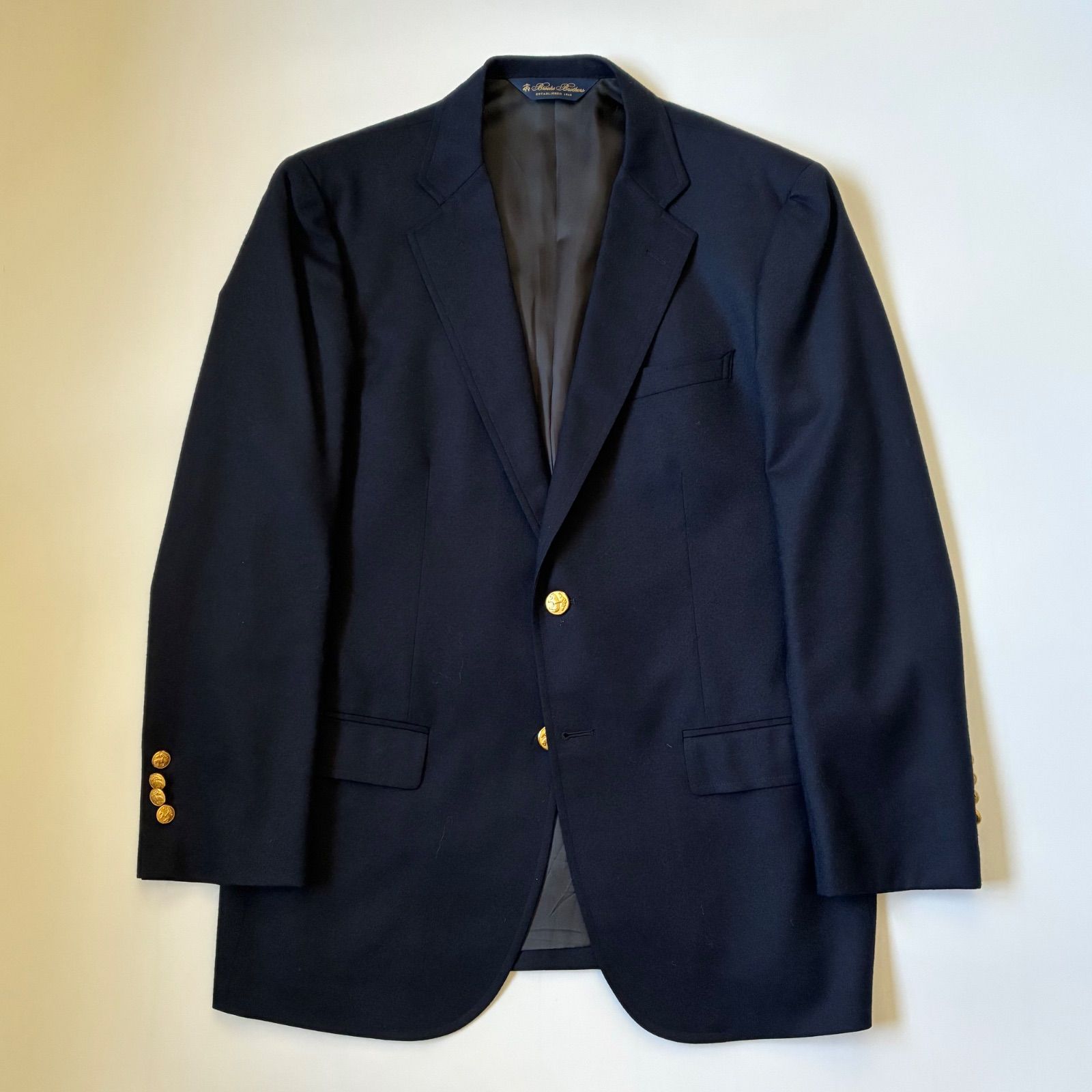 BROOKS BROTHERS / CANONICO ウールサキソニー Madison 2釦 ブレザー