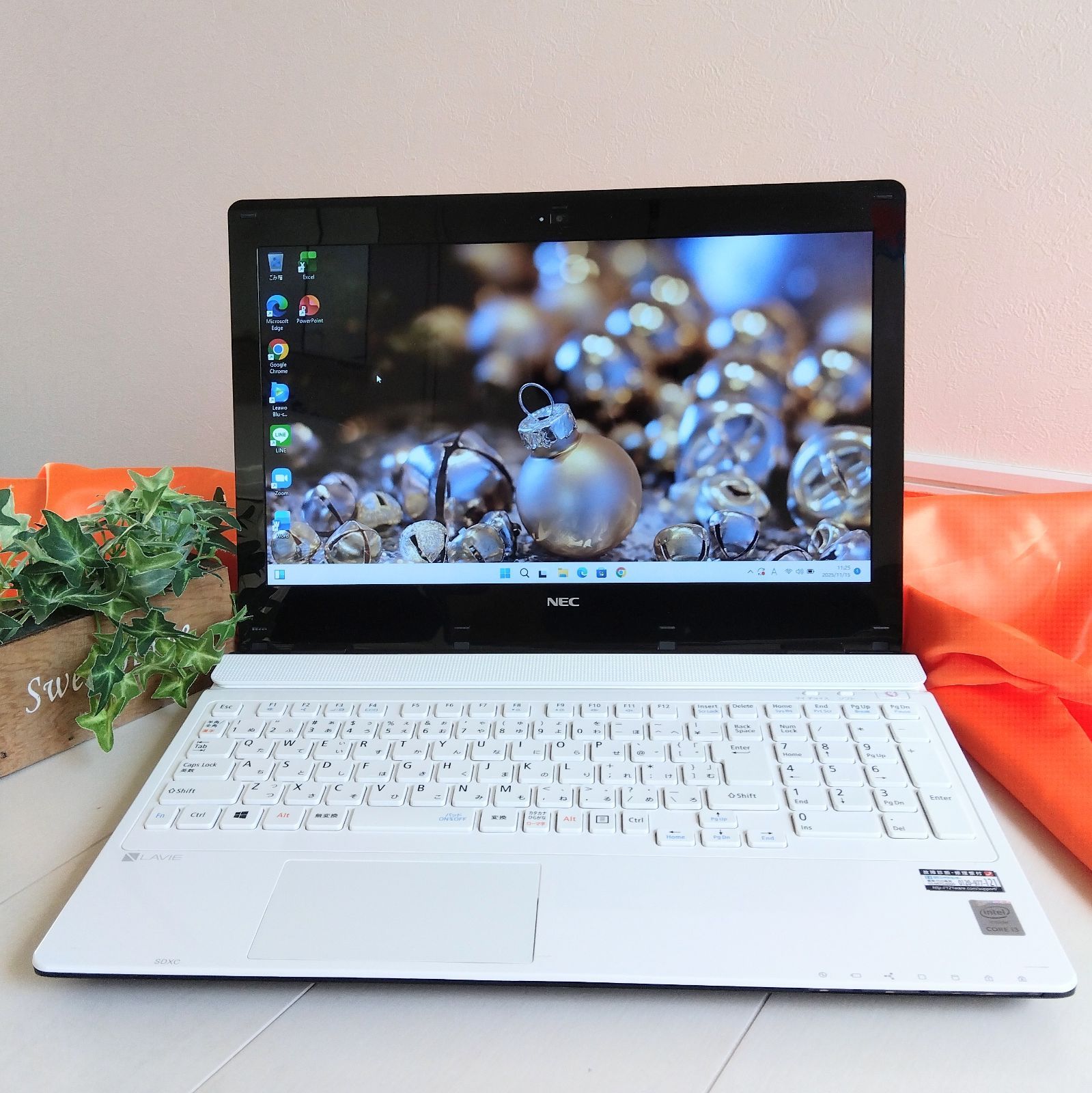 T383 NECノートパソコンSSD高速WEBカメラWindows11オフィス付 T383 NEC