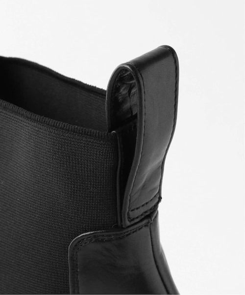 レザー サイドゴアブーツ