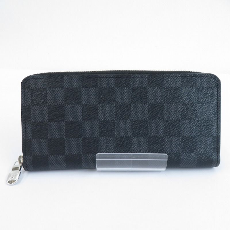LOUIS VUITTON ルイ ヴィトン 長財布 ダミエ グラフィット ジッピーウォレット･ホリゾンタル N 00056 ブラック 125