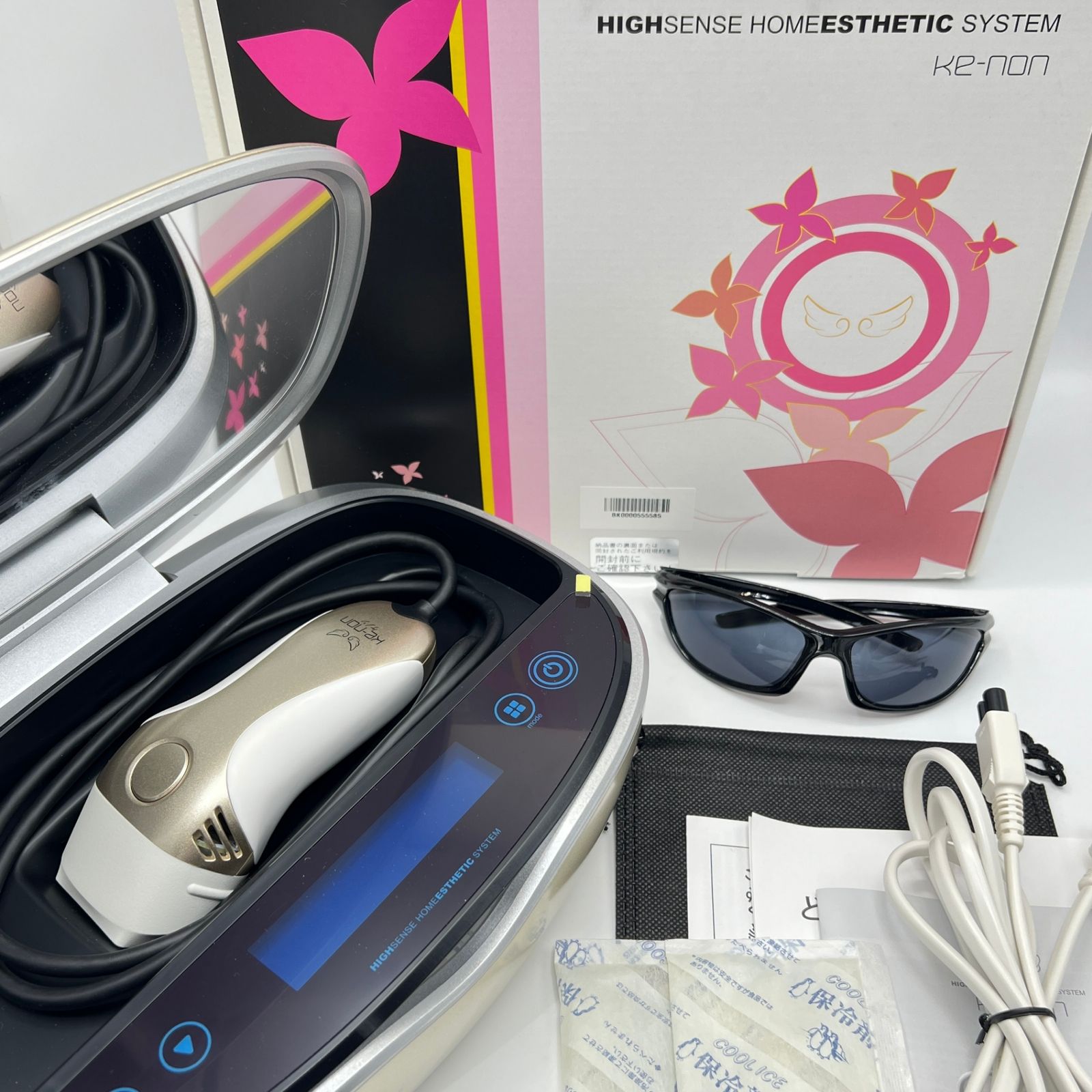 美品】ケノン Ver.8.6 スーパープレミアム2カートリッジ付き 脱毛器