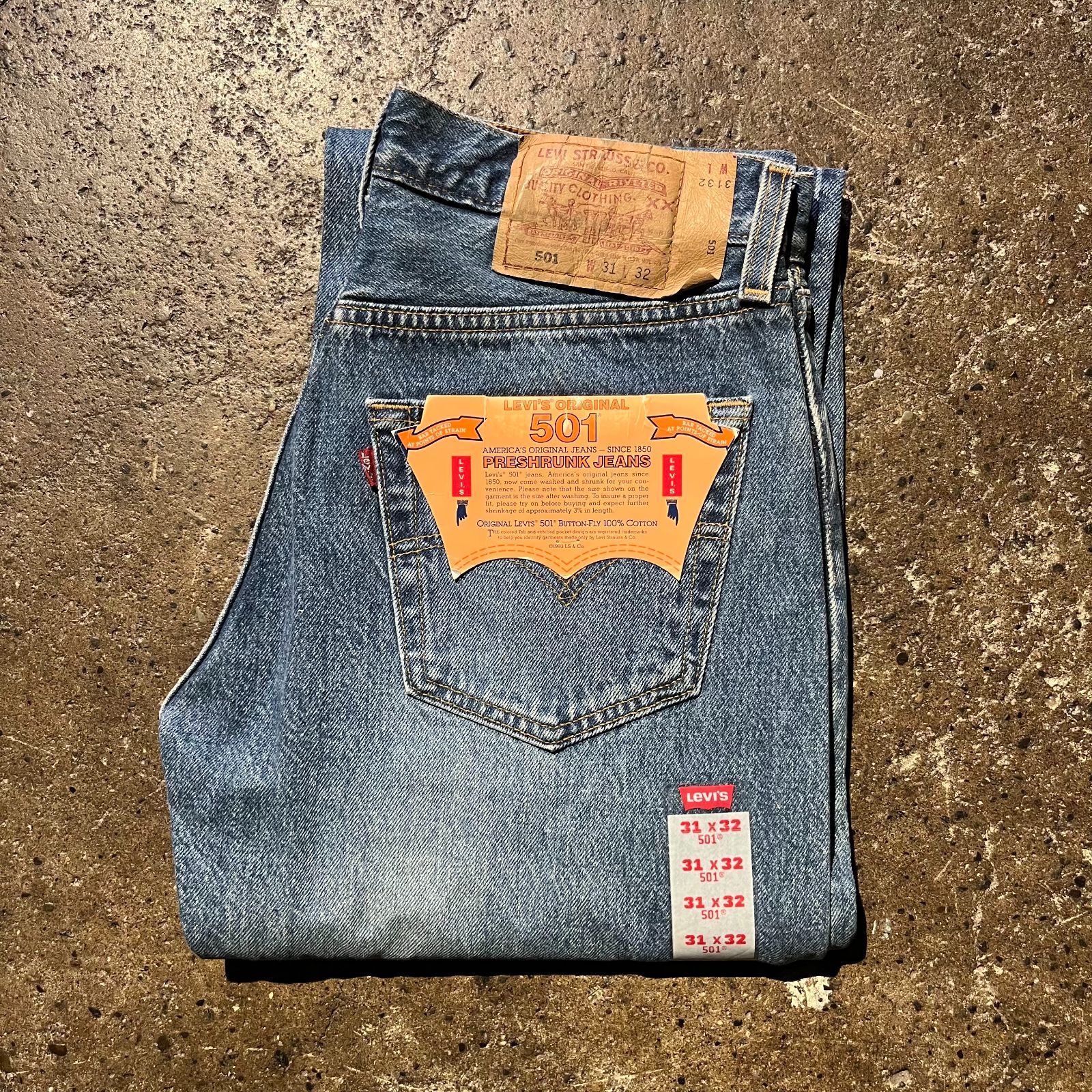 LEVI'S 1998年製 USA製 501-0124 デッドストック W31 L32 リーバイス