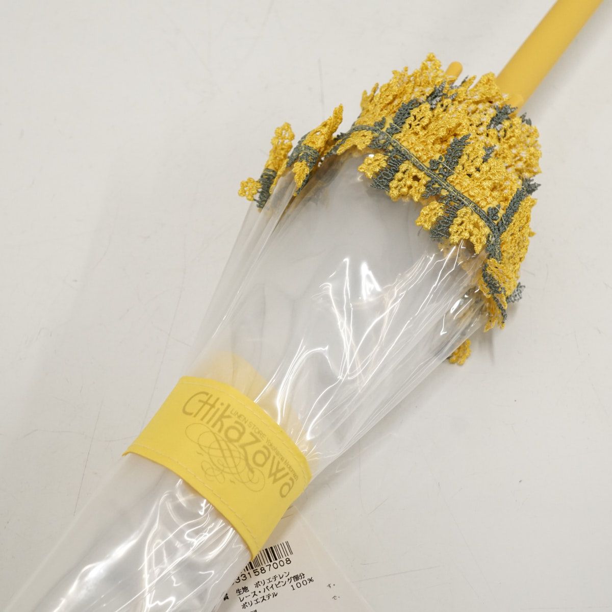 新品】傘 CHiKazawa 近沢レース店 高級 ハッピーアンブレラ ミモザ