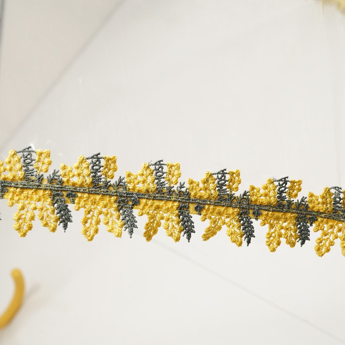 ♡　近沢　ハッピーレースアンブレラ　　ミモザ　　　傘　近澤　　chikazawa ♡ 近沢 ハッピーレースアンブレラ ミモザ 傘 近澤 chikazawa ♡ 近沢