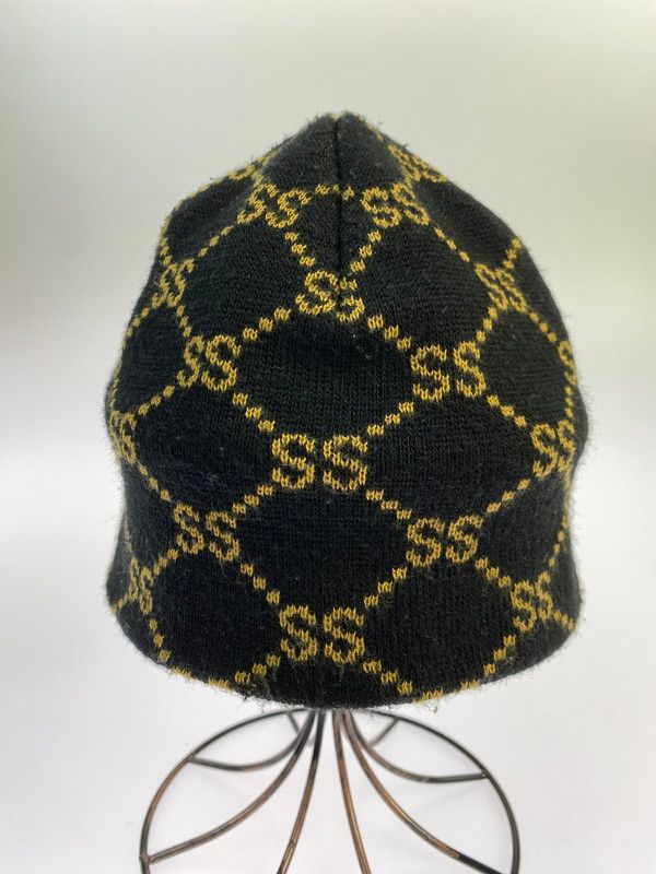 品 OLD STUSSY ステューシー MONOGRAM BEANIE モノグラム ビーニー ニットキャップ 185-251116-AS-7-min