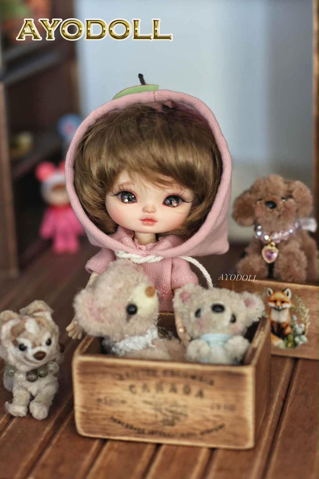  AYODOLL NEWリトルミャオミャオ Ⅶ 1 美白透明肌 フルセット 人形 ぬいぐるみ 人形 置物