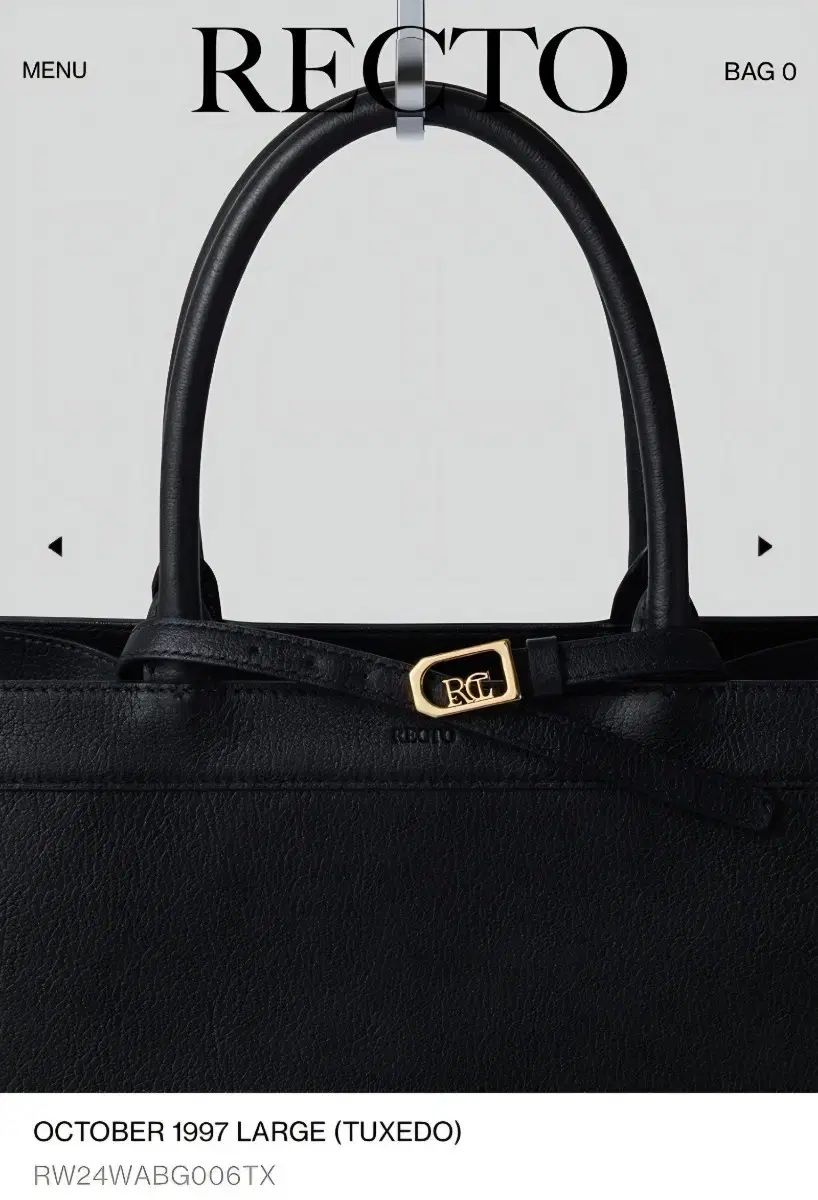 レクト オクトーバー large バッグ ブラック