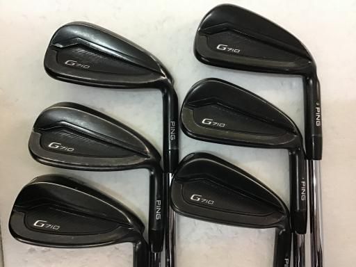 ピン G710 7S アーコス無し アイアンセット IR NS PRO MODUS3 TOUR120 フレックスS メンズ 男性用 右利き 右用 Cランク ゴルフクラブ