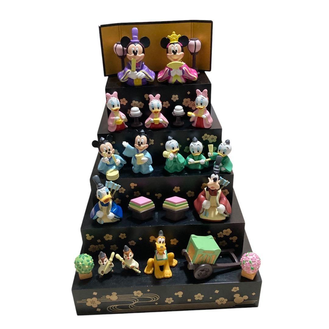 ディズニー キャラクター ひなまつり 五段飾りセット 壇付きおひなさまフルセット