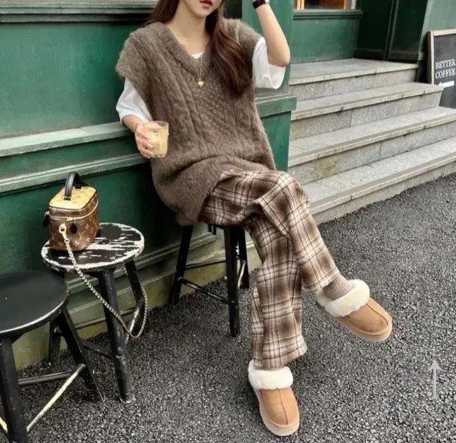 アディセテフ オムジ UMJI モヘア ロング丈 ベスト