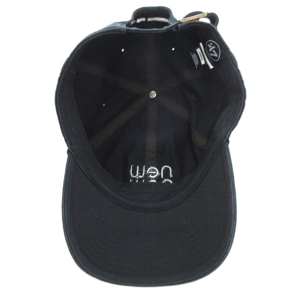 47 フォーティーセブン ニューナウ NEWNOW キャップ 帽子 ロゴ刺繍 黒