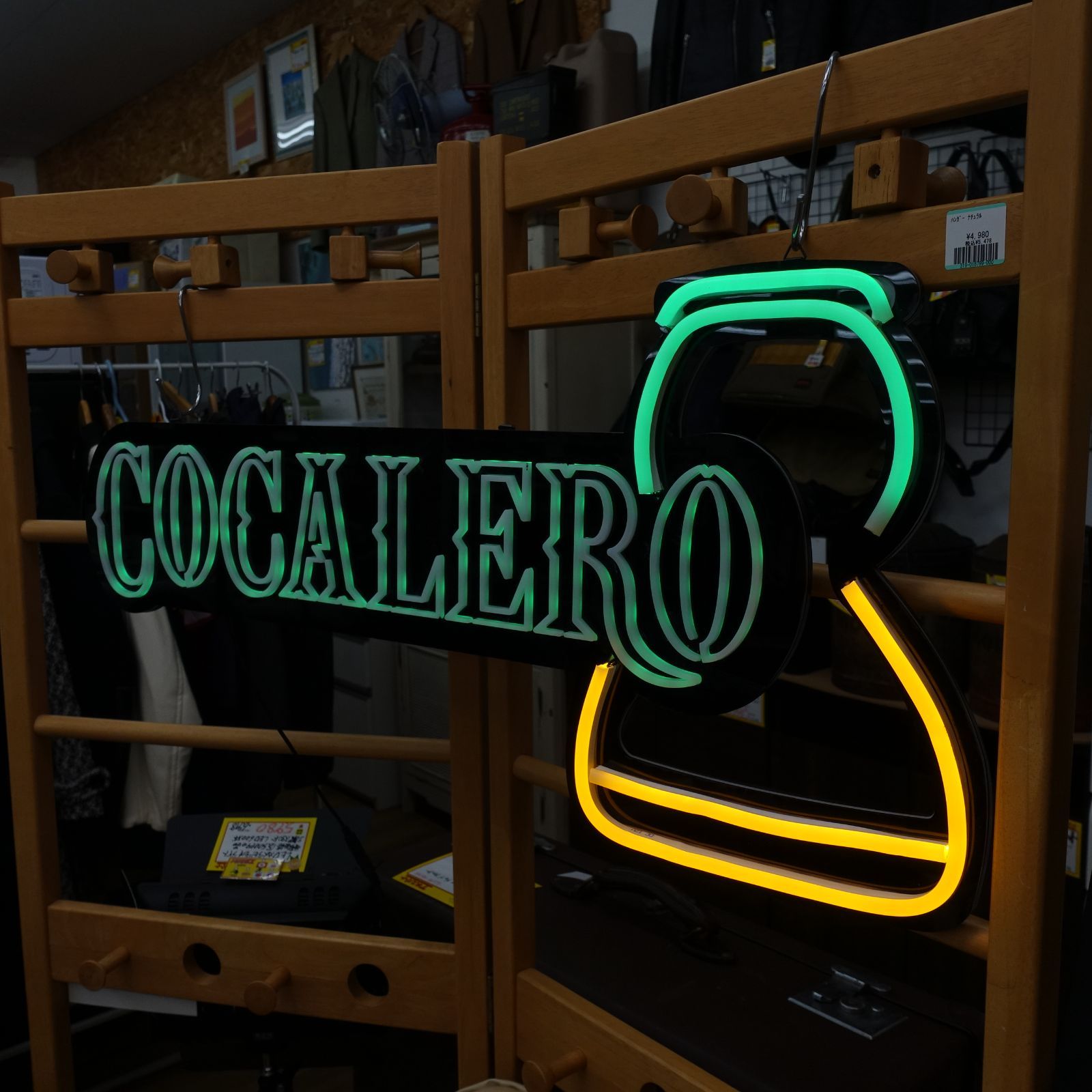 Cocalero ネオンサイン 未使用 COCALERO ネオンサイン LED 店舗ディスプレイにも