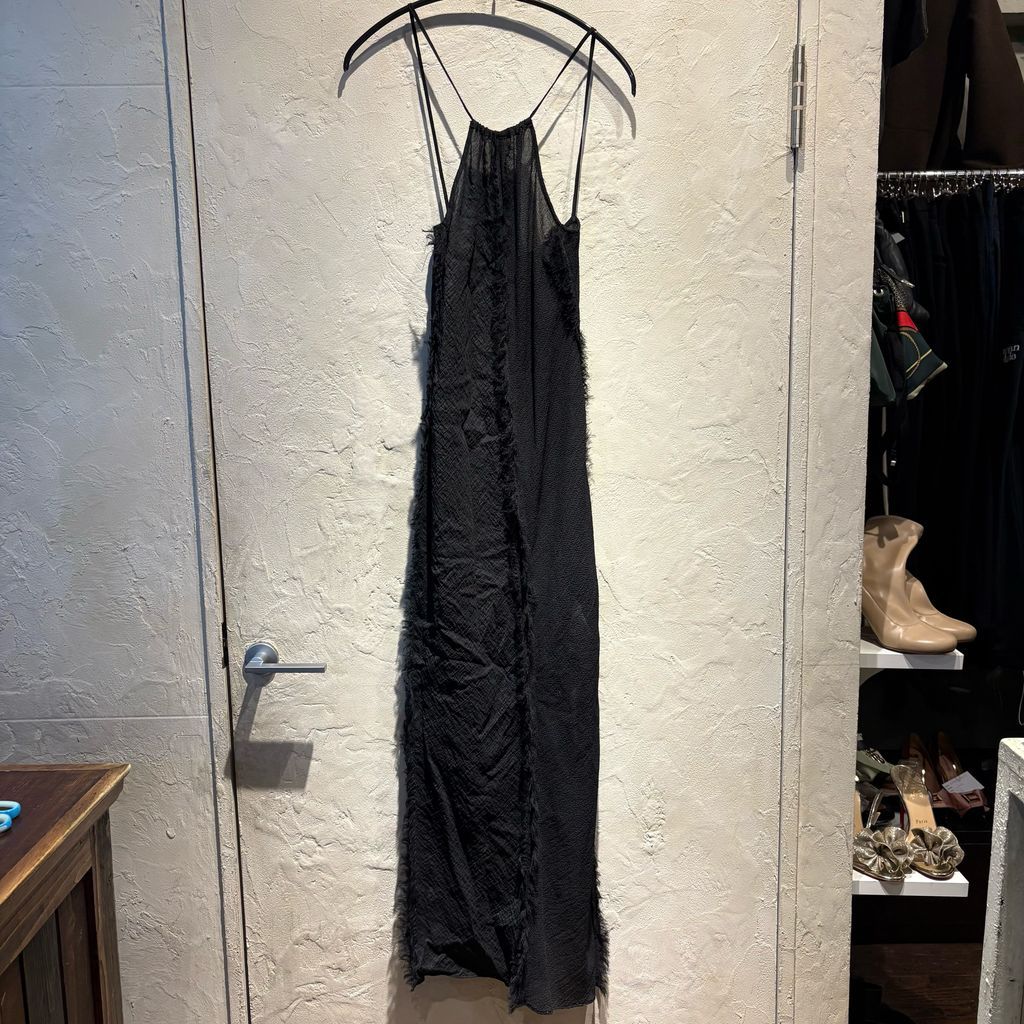 PERVERZE パーバーズ Narrow Long Dress ロングドレス 0121010306 ブラック size F 代官山A11