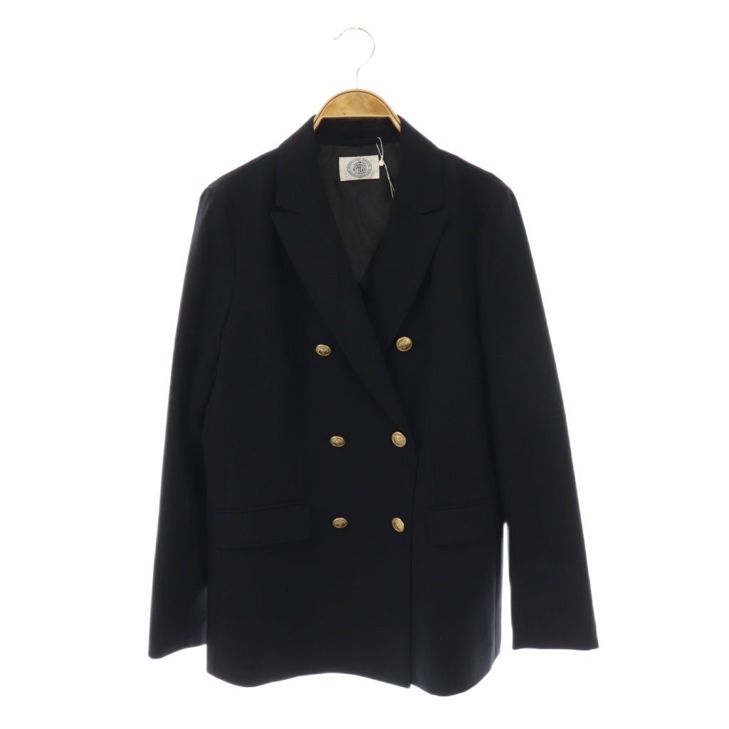 ジェイプレス J.PRESS UNISEX ネイビーブレザー ダブル 金釦 ジャケット テーラード 11 ネイビー DF OS