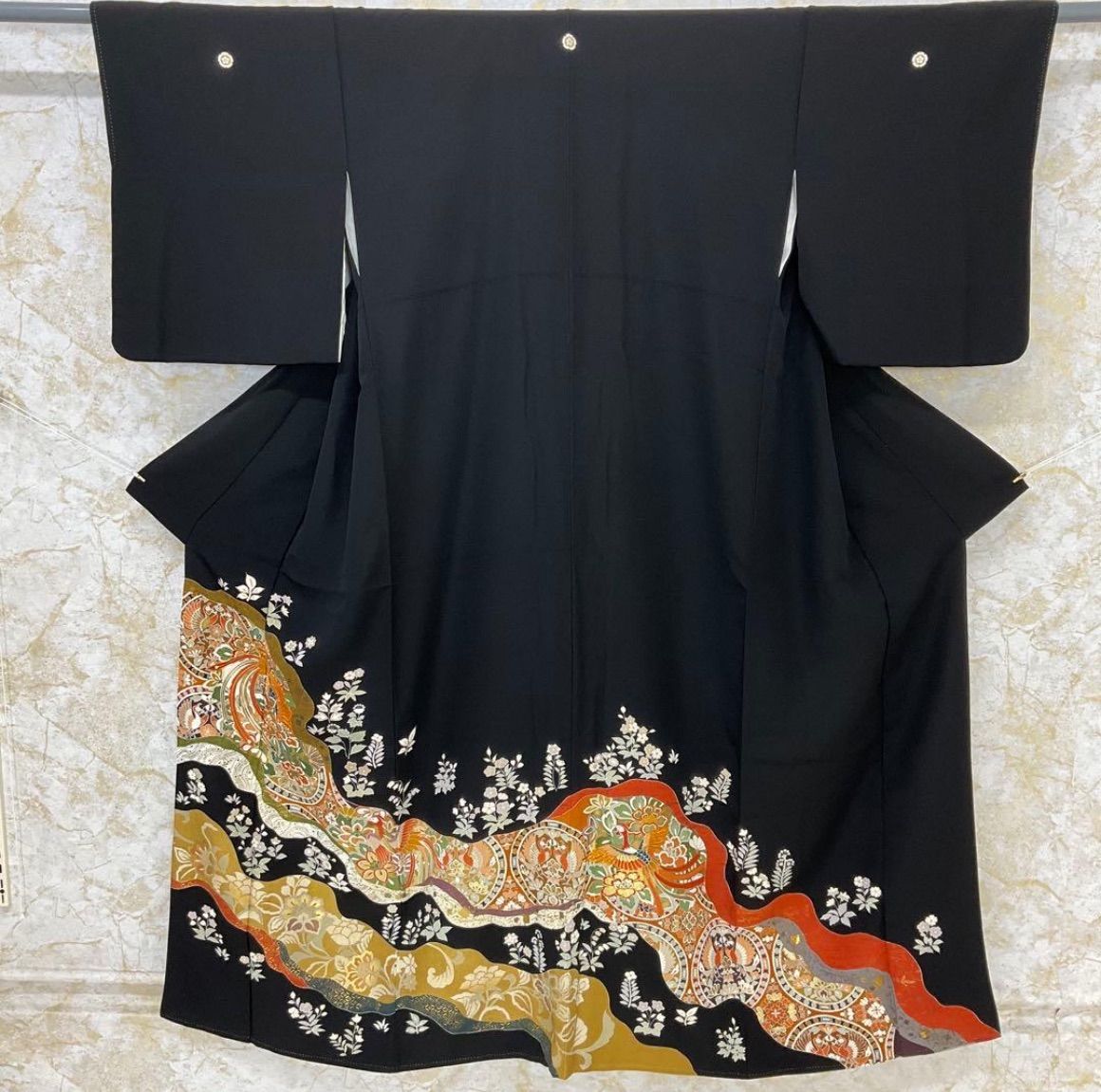 kimono+one◇kimonoarisa◇美品◇黒留袖◇友禅金彩仕上げ◇広衿
