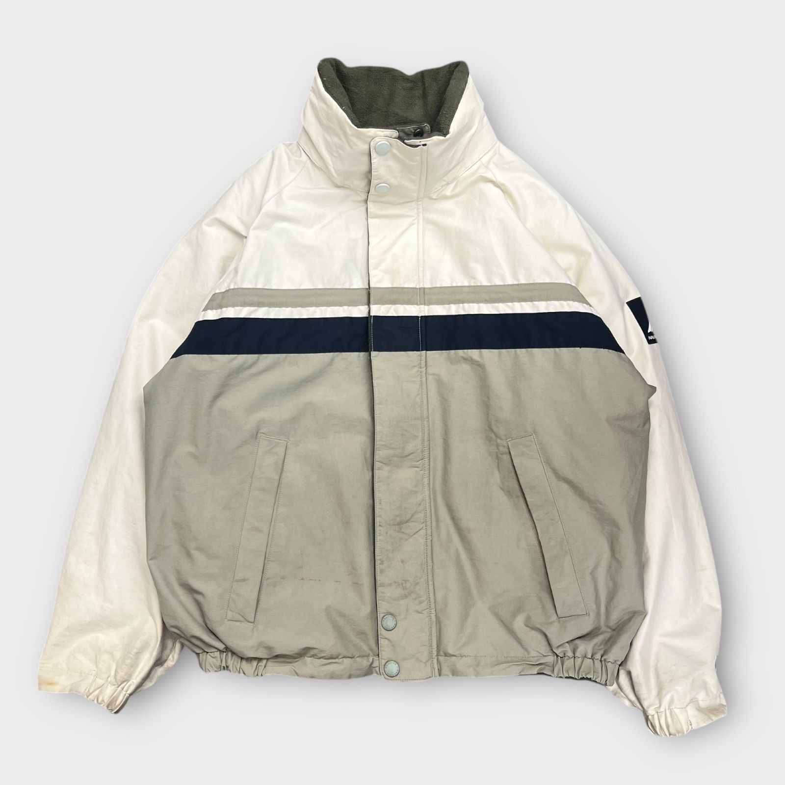 NAUTICA リバーシブルジャケット ジップアップブルゾン ノーティカ 00s 