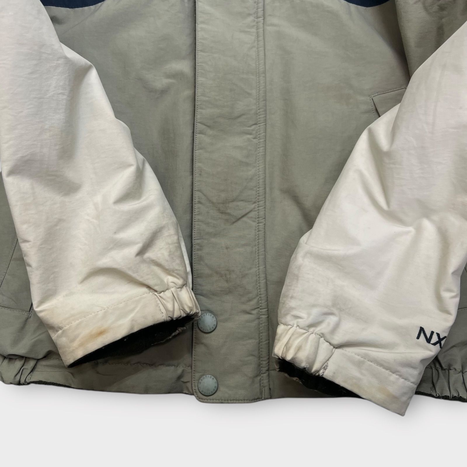 NAUTICA リバーシブルジャケット ジップアップブルゾン ノーティカ 00s 
