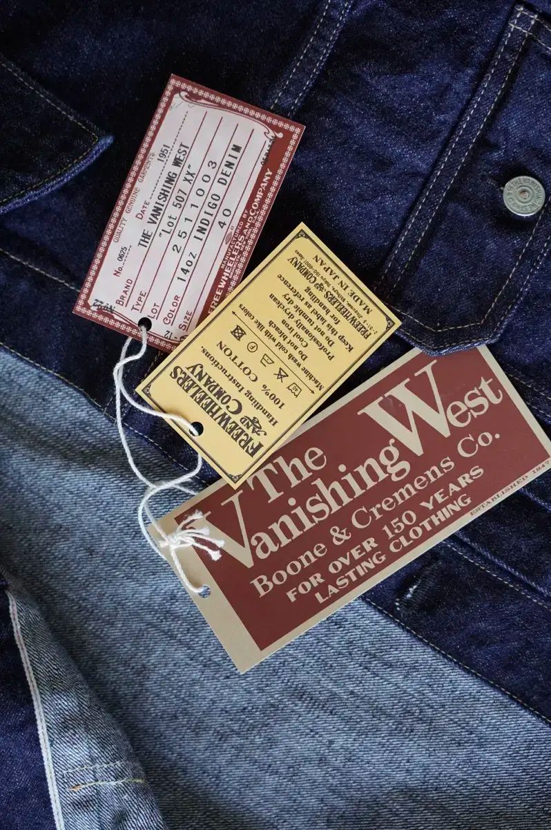 WHEELERS 507xx デニムジャケット 40サイズ