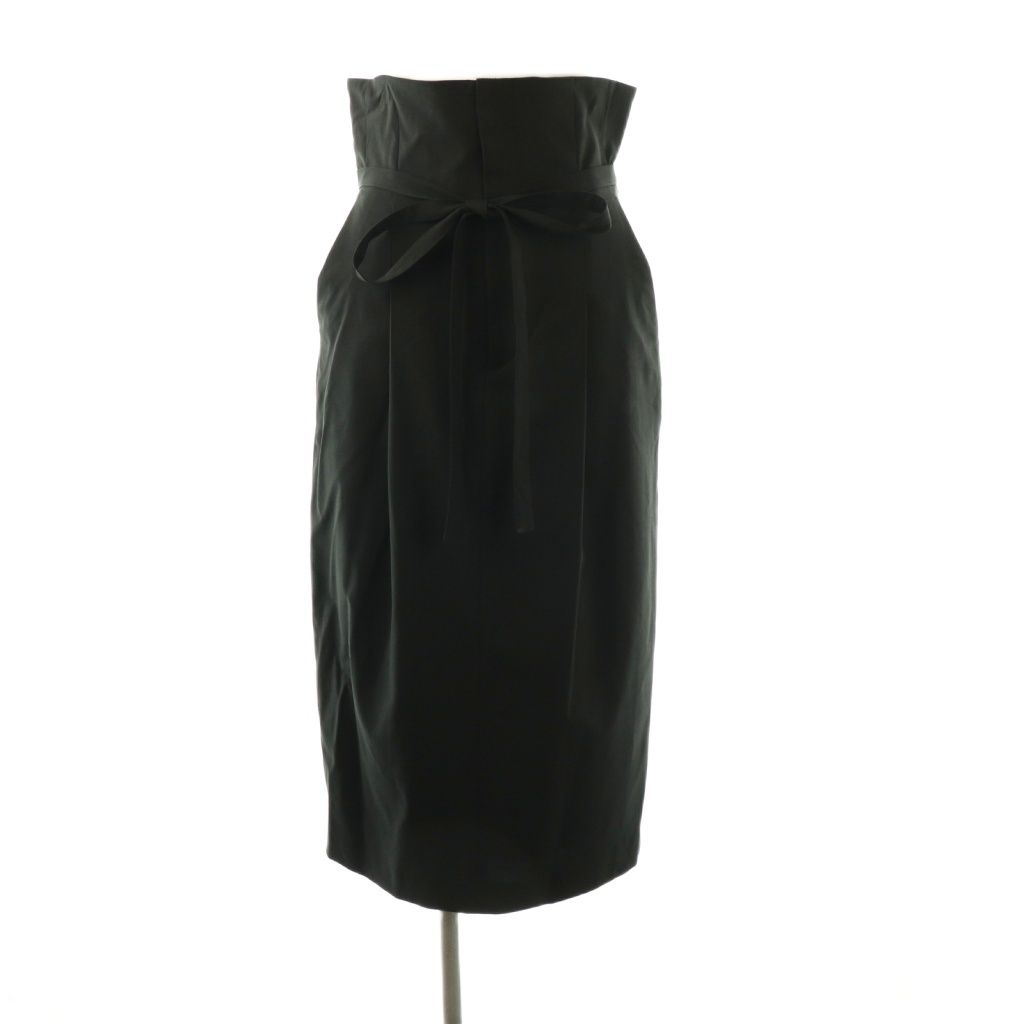 ハイク HYKE 24SS WEATHER HIGHT-WAISTED SKIRT スカート タイト ハイウエスト 2 ブラック 14147 CX OS