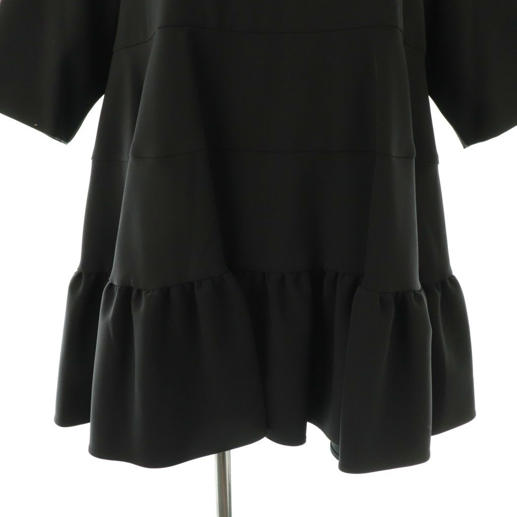 SS ハーフスリーブティアードブラウス