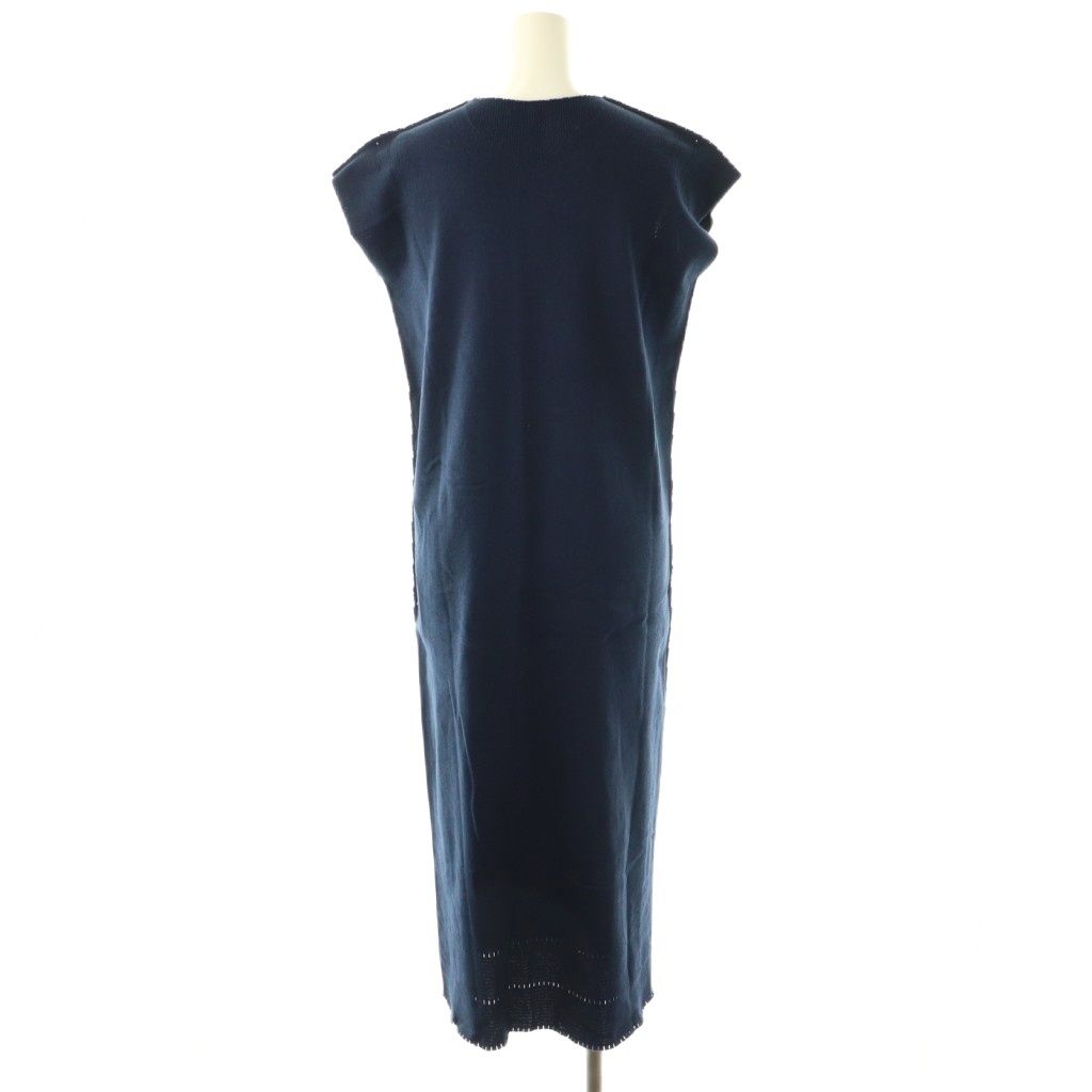 エイポックエイブルイッセイミヤケ A-POC ABLE ISSEY MIYAKE ワンピース ロング ノースリーブ 1 ネイビー HK OS SH