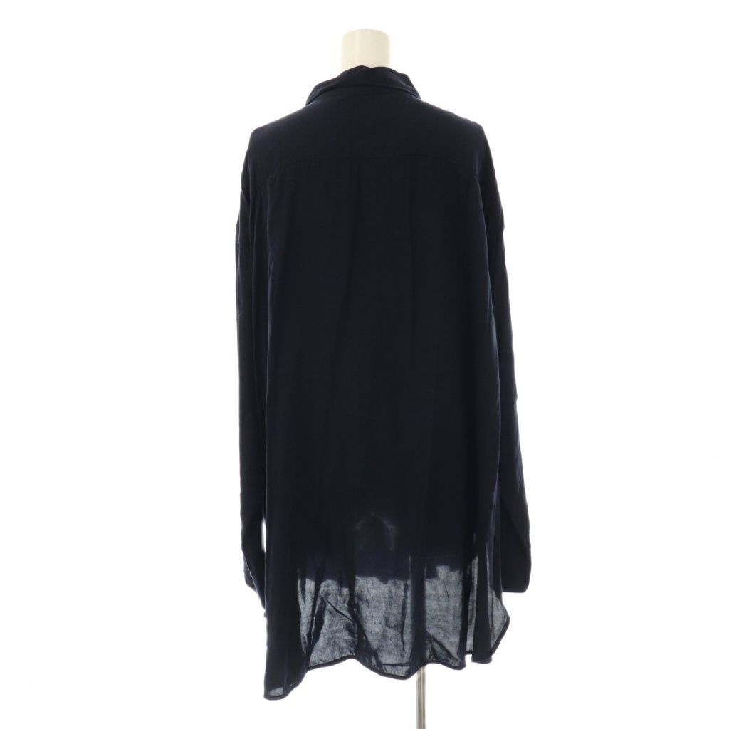 コルピエロ COL PIERROT 2way Shirt シャツ ブラウス 長袖 ネイビー DF OS
