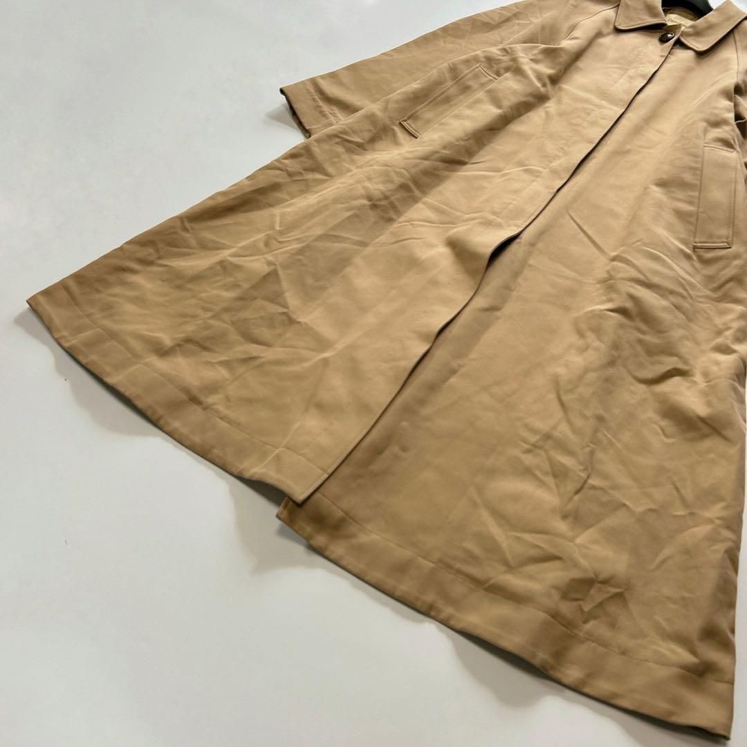【美品】Curensology カレンソロジー コットン ロングチェスターコート 美品 Curensology カレンソロジー ステンカラーコート ロングコート